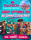 September 20th - SUMMER CLOSING PARTY w/ ADJK / GEROGEOS / YachtOn DJs